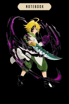 Notebook: Seven deadly sins anime manga dragon sin of wrath  Notebook|6x9(100 pages)Blank Lined Journal For kids, ramen, anime, manga lovers, student, ... girls, boys, men, birthday gifts|Anime gifts