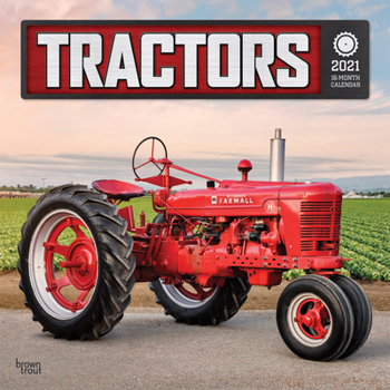 Calendar Tractors 2021 Square Book