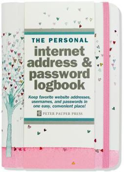 Tree of Hearts Internet Address & Password Logbook