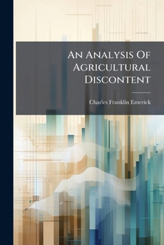 Paperback An Analysis Of Agricultural Discontent Book