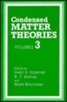 Hardcover Condensed Matter Theories Book