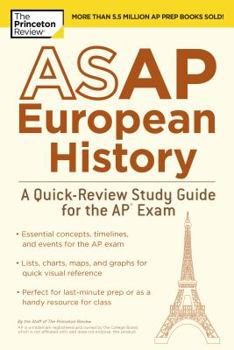 Paperback ASAP European History: A Quick-Review Study Guide for the AP Exam Book