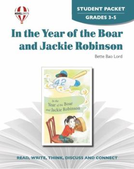 Paperback In the Year of the Boar and Jackie Robinson - Student Packet by Novel Units Book