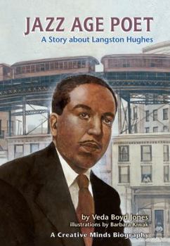 Paperback Jazz Age Poet: A Story about Langston Hughes Book