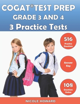 Paperback Cogat(r) Test Prep Grade 3 and 4: 2 Manuscripts, CogAT(R) Practice Book Grade 3, CogAT(R) Test Prep Grade 4, Level 9 and 10, Form 7, 516 Practice Ques Book