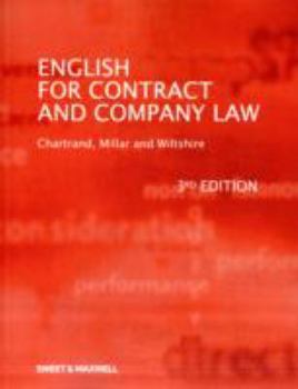 Paperback English for Contract and Company Law Book