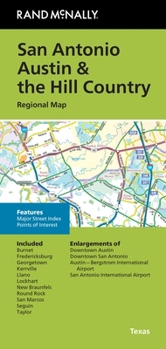 Rand McNally Folded Map: San Antonio Austin & the Hill Country Regional Map