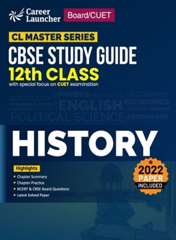 Paperback Board plus CUET 2023 CL Master Series - CBSE Study Guide - Class 12 - History Book
