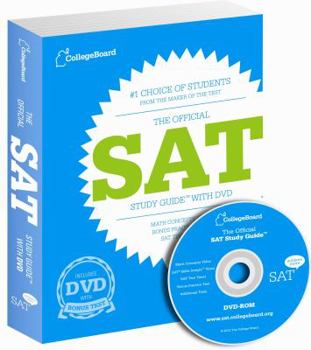Paperback The Official SAT Study Guide with DVD [With DVD] Book