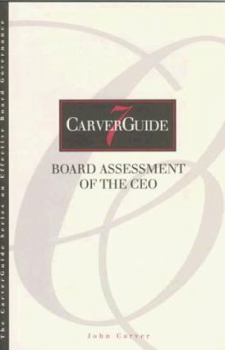 Paperback Carverguide, Board Assessment of the CEO Book