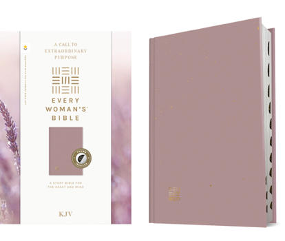 Hardcover KJV Every Woman's Bible, Filament Enabled (Hardcover, Plum, Indexed, Red Letter) Book