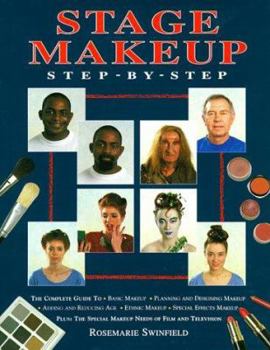 Hardcover Stage Makeup Step-By-Step Book