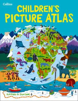 Hardcover Collins Children's Picture Atlas Book