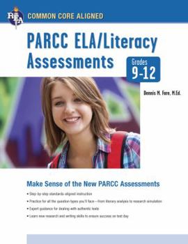Paperback Common Core: PARCC ELA/Literacy Assessments, Grades 9-12 Book