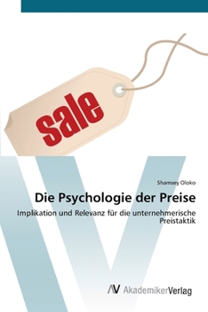 Paperback Die Psychologie der Preise [German] Book