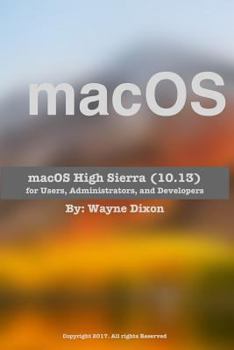 Paperback macOS High Sierra for Users, Administrators and Developers Book
