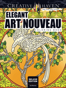 Paperback Elegant Art Nouveau Coloring Book
