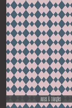Paperback notes & triangles: small lined Christmas Pattern Notebook / Travel Journal to write in (6'' x 9'') 120 pages Book