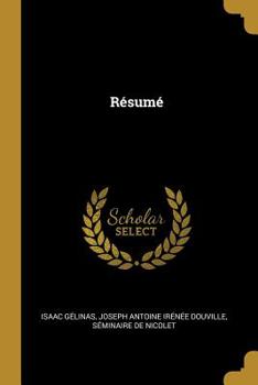 Paperback Résumé [French] Book
