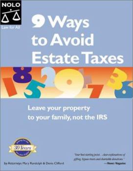 Paperback 9 Ways to Avoid Estate Taxes Book