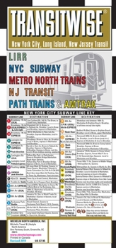 Loose Leaf Transitwise New York, New Jersey Metro Transit Map: Lirr NYC Subway Metro North Trains NJ Transit Path Trains & Amtrak Book