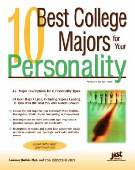 Paperback 10 Best College Majors for Your Personality Book