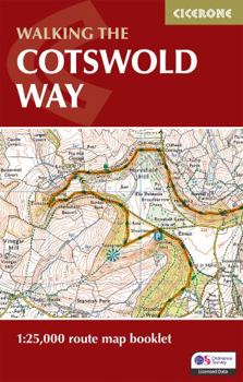 Paperback The Cotswold Way Map Booklet Book