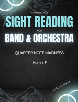 Paperback Quarter Note Madness: Horn in F Book