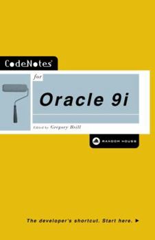 Paperback Codenotes for Oracle 9i Book