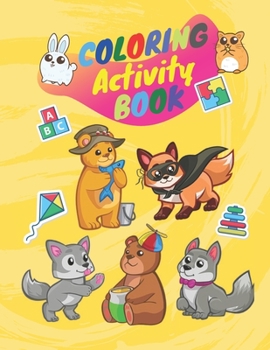 Paperback Coloring activity book: Adorable coloring book