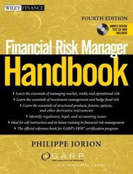 Paperback Financial Risk Manager Handbook [With CDROM] Book