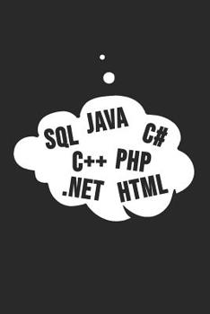 Paperback SQL Java C++ Php Html .Net C#: 6 x 9 Squared Grid Notebook for Programmer & Coder Book