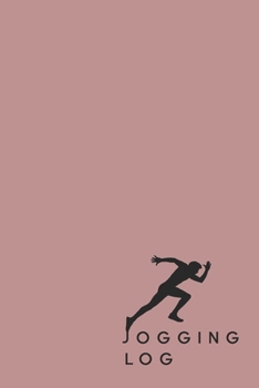 Jogging Log: Rosy Brown Running Journal | Track Your Running Progress | Running Training Record Book | Daily Running Log | 6x9inch 100 pages