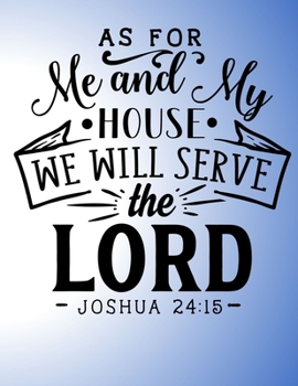 Write the Vision Monthly/Weekly Christian Planner: January 2020 to December 2020_As for me and my house - blue