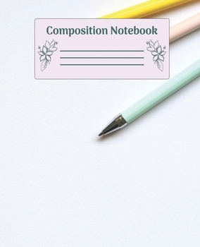 Paperback Composition Notebook: Wide Ruled Notebooks Paper - Composition Notebook (Diary, Journal) 7.5x9.25in 110 Pages Wide Ruled Notebooks Paper Book
