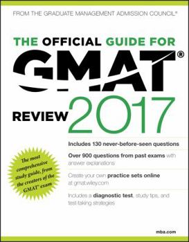 Paperback The Official Guide for GMAT Review 2017 Book