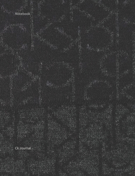 Notebook: Ck Glam Fashion Art Canvas  ?? 110 lined pages (8,5” x 11”) Perfect for all ages (kids or adults). It can be used as a notebook, journal, diary, or composition book.