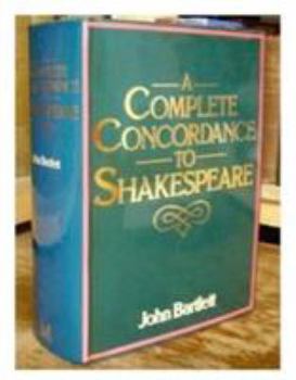 Hardcover A Complete Concordance to Shakespeare Book