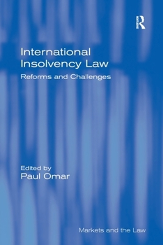 Paperback International Insolvency Law: Reforms and Challenges Book