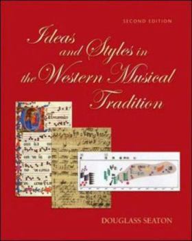 Hardcover Ideas and Styles in the Western Musical Tradition Book