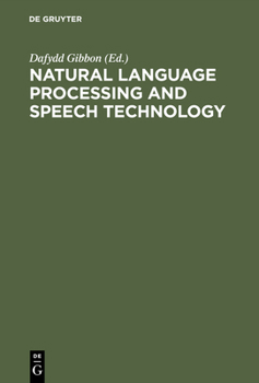 Hardcover Natural Language Processing and Speech Technology [German] Book