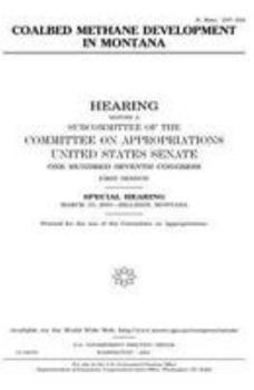 Paperback Coalbed methane development in Montana Book