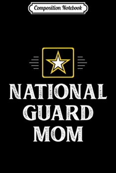 Paperback Composition Notebook: National Guard Mom - Vintage Style - Journal/Notebook Blank Lined Ruled 6x9 100 Pages Book