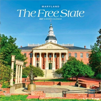 The Free State | Maryland Places | 2027 12 x 24 Inch (Hanging) Monthly Square Wall Calendar | Plastic-Free | BrownTrout | USA United States of America Southeast State Nature
