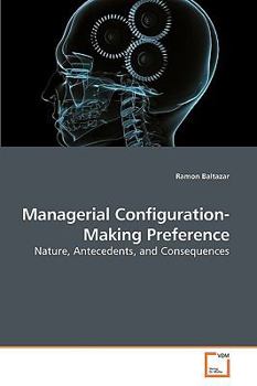 Paperback Managerial Configuration-Making Preference Book