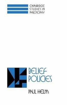 Paperback Belief Policies Book
