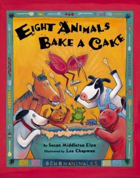 Hardcover Eight Animals Bake a Cake Book