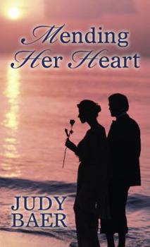 Hardcover Mending Her Heart (Thorndike Press Large Print Christian Fiction) [Large Print] Book