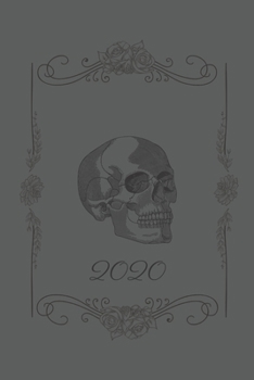 2020: 6x9 Skull Lined Journal