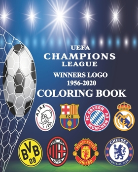 Paperback UEFA Champions League Winners Logo 1956-2020 Coloring Book